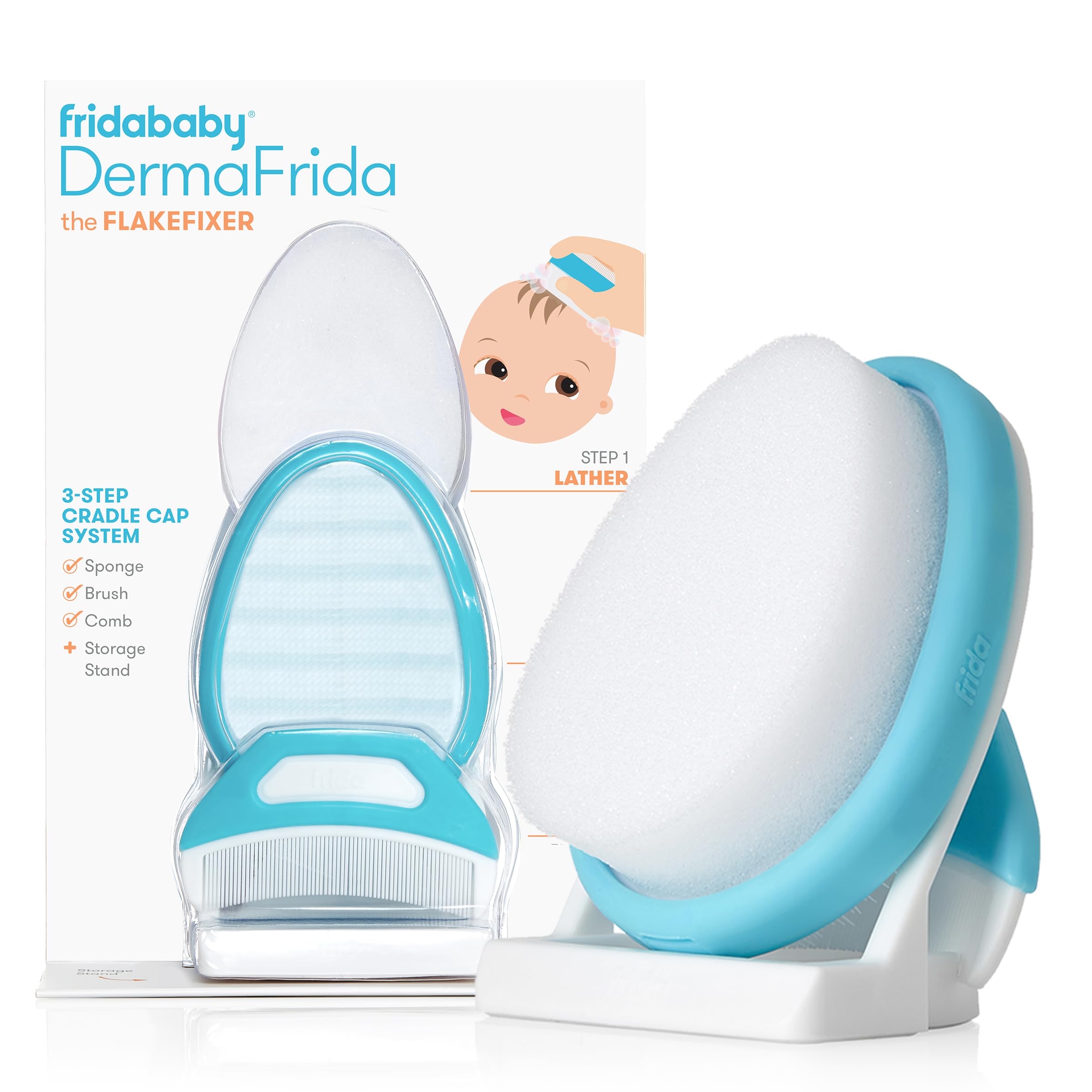 Foto 2 pulgar | Sistema Cradle Cap FridaBaby Dermafrida Flakefixer - Venta Internacional