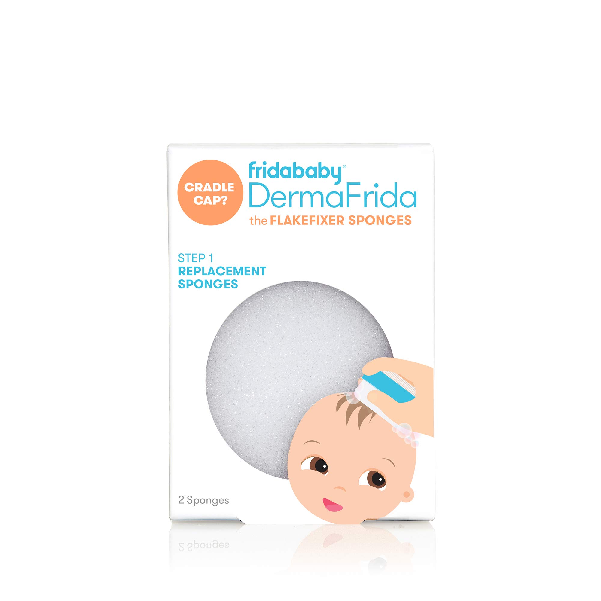 Foto 3 pulgar | Esponja de Repuesto para Sistema Cradle Cap System FridaBaby 2 Piezas - Venta Internacional