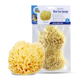 Foto 1 | Baño Sea Sponge Baby Buddy De Lana Natural Para Recién Nacidos, Paquete De 2 - Venta Internacional.