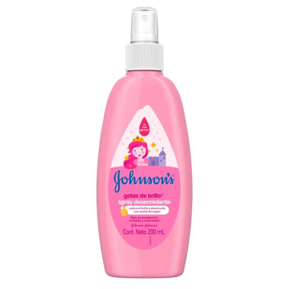 Spray Desenredante Johnson's Gotas De Brillo 200 Ml