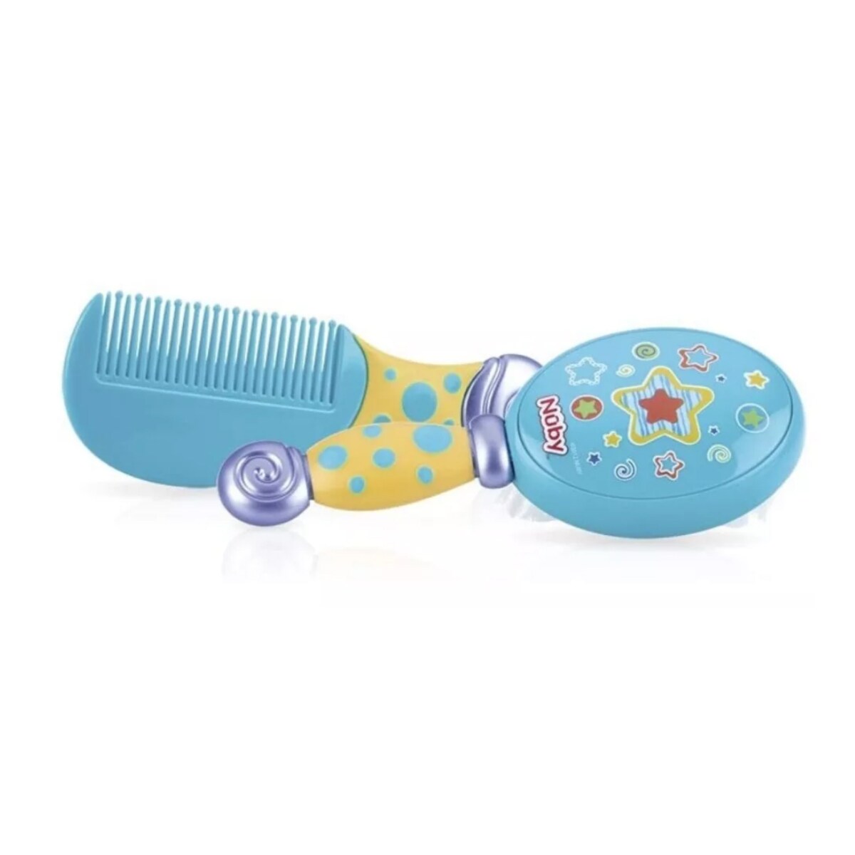 Set Cepillo y Peine Nuby Azul $349