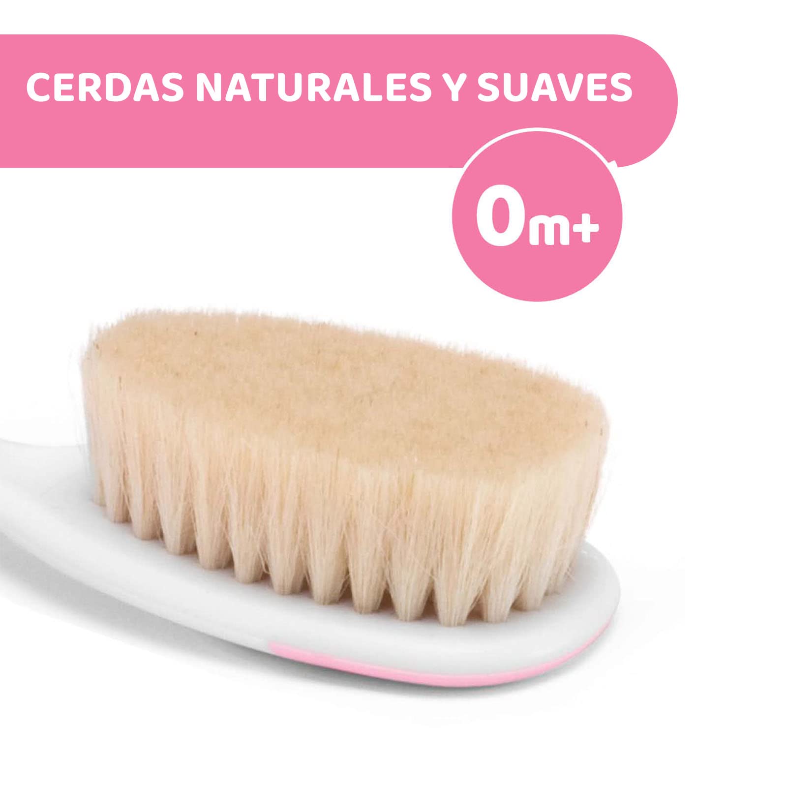 Foto 4 pulgar | Set de Cepillos y Peines Chicco Pink para Bebés - Venta Internacional