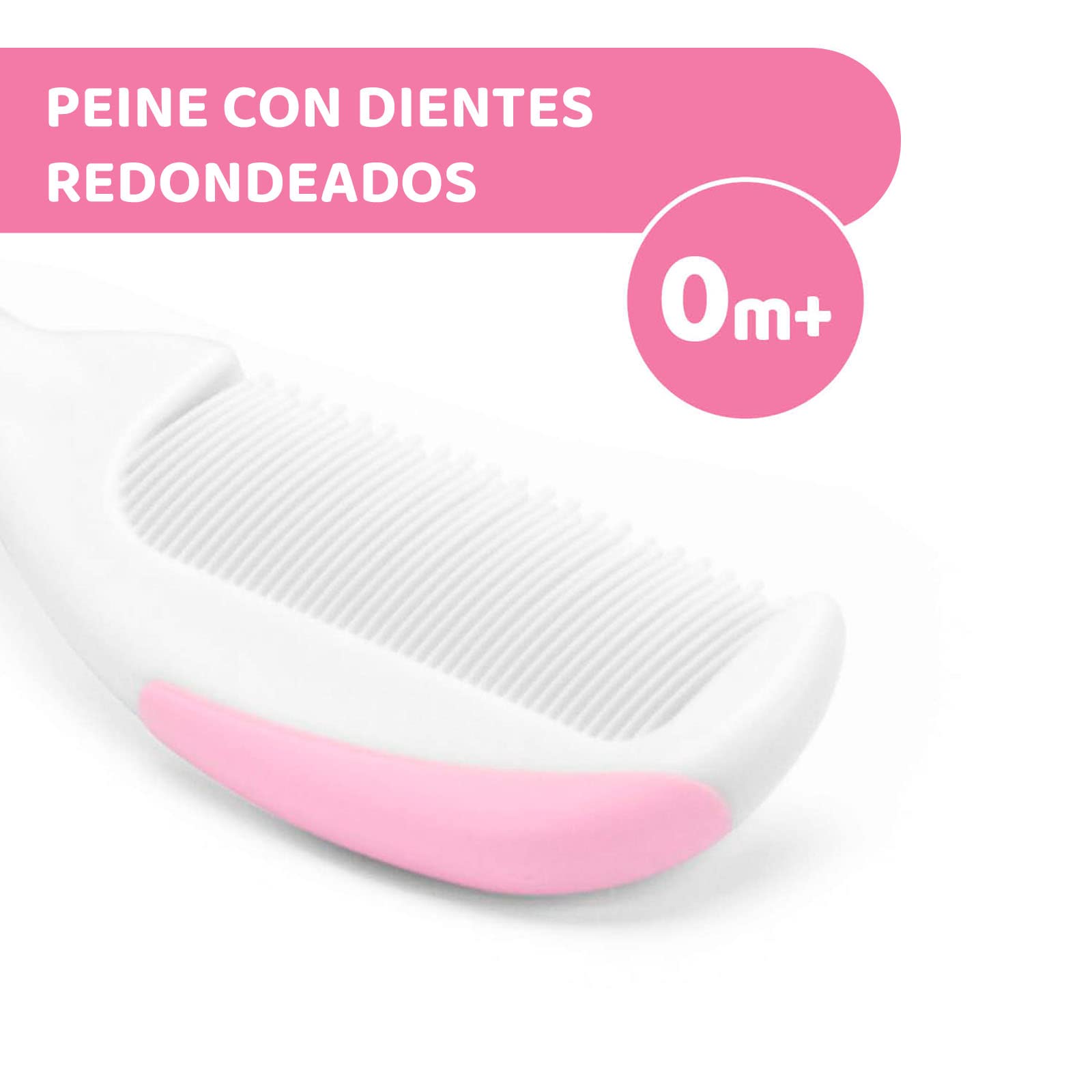 Foto 5 pulgar | Set de Cepillos y Peines Chicco Pink para Bebés - Venta Internacional