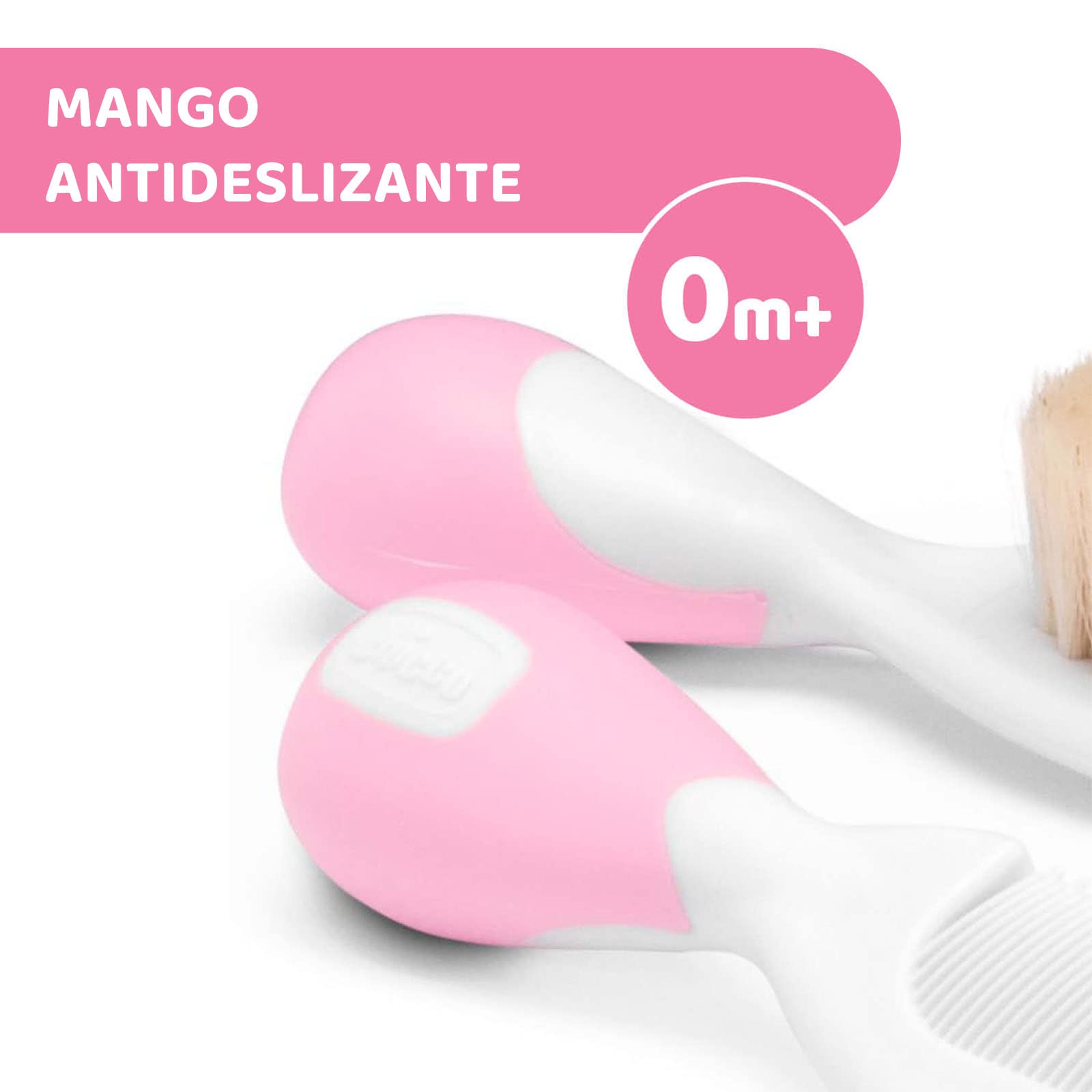 Foto 6 pulgar | Set de Cepillos y Peines Chicco Pink para Bebés - Venta Internacional