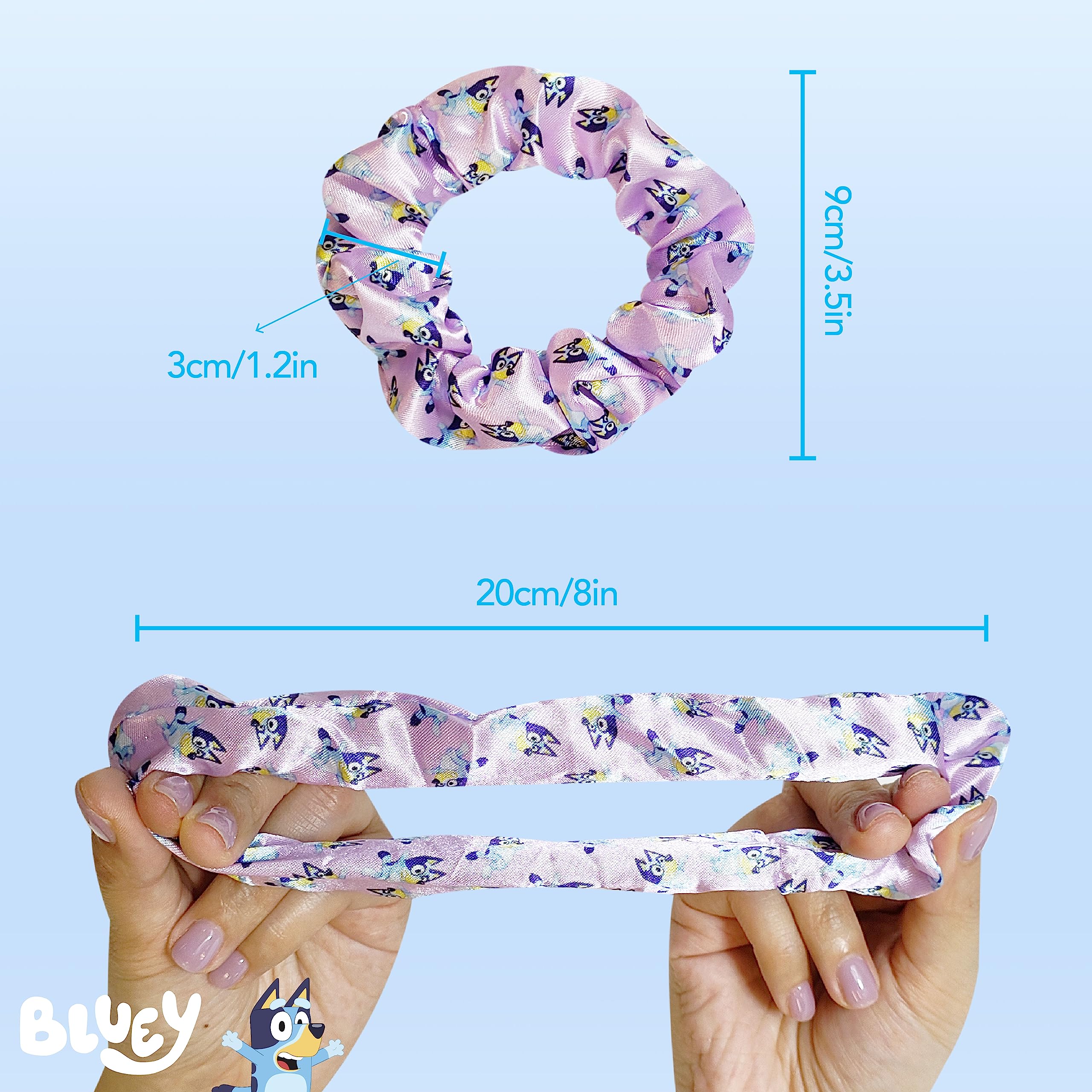 Foto 6 pulgar | Set De Accesorios Para El Cabello Luv Her Bluey Con 4 Coleteros - Venta Internacional.