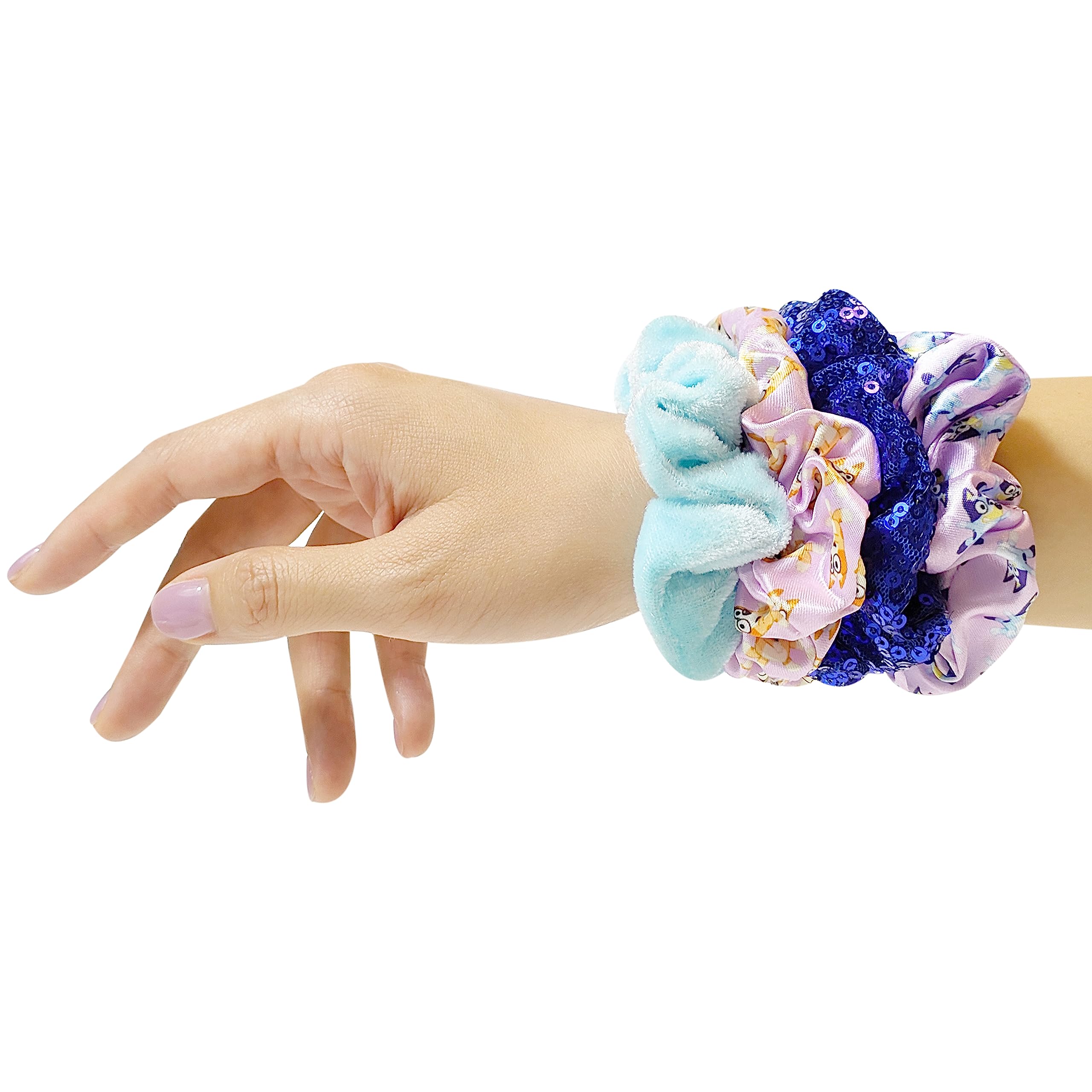 Foto 8 pulgar | Set De Accesorios Para El Cabello Luv Her Bluey Con 4 Coleteros - Venta Internacional.
