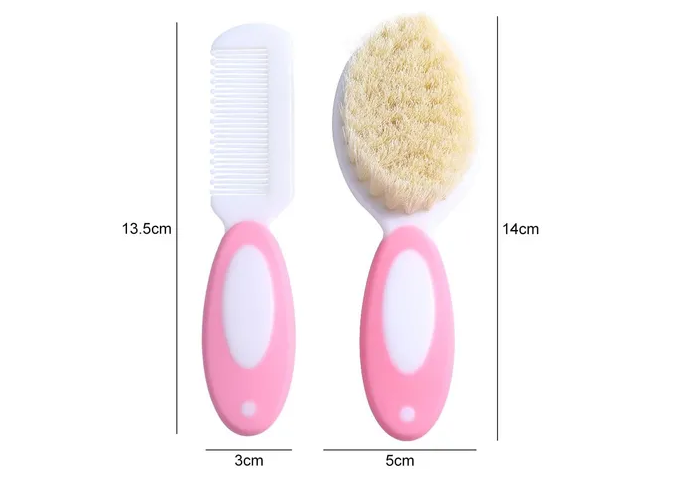 Foto 3 pulgar | Xtellar Set Deluxe De Peine Y Cepillo Para Bebé De Cerdas Naturales - Doblemente Asegurado Para Ternura