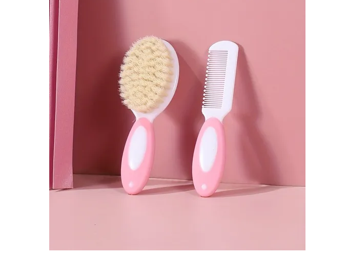 Foto 5 pulgar | Xtellar Set Deluxe De Peine Y Cepillo Para Bebé De Cerdas Naturales - Doblemente Asegurado Para Ternura