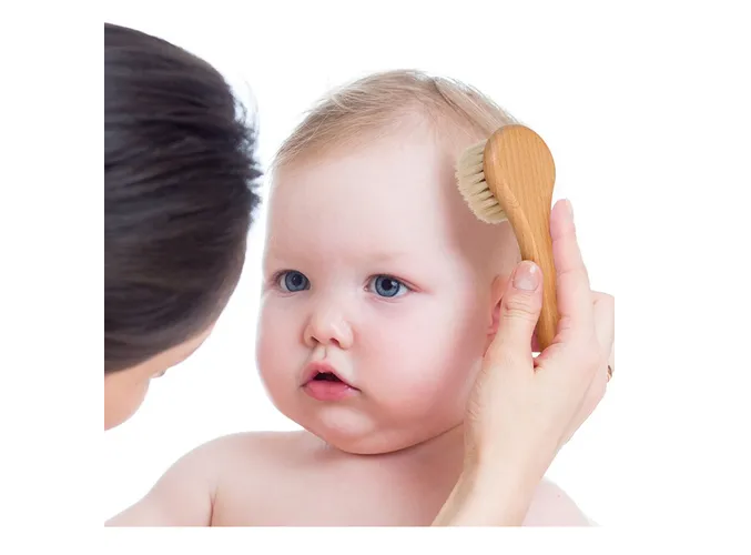 Foto 5 pulgar | Xtellar Kit Premium Cuidado Del Cabello Bebé Con Peine Y Cepillo De Cerdas Suaves Naturales