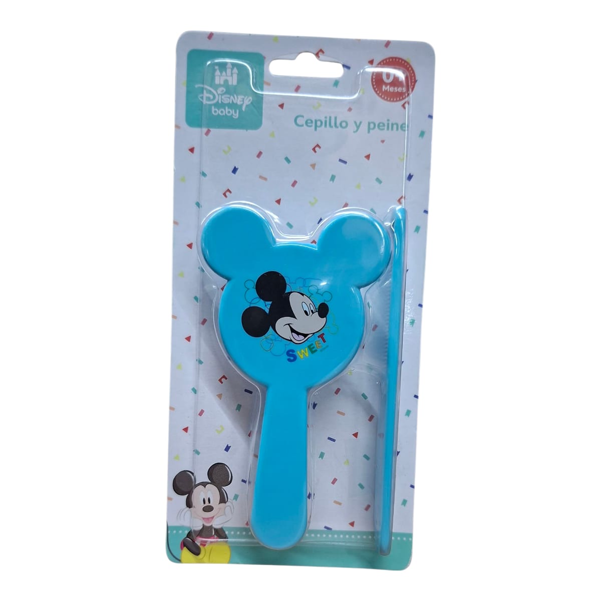 Foto 1 | Cepillo Y Peine Mickey Mouse Disnep Para Bebe De Color Azul