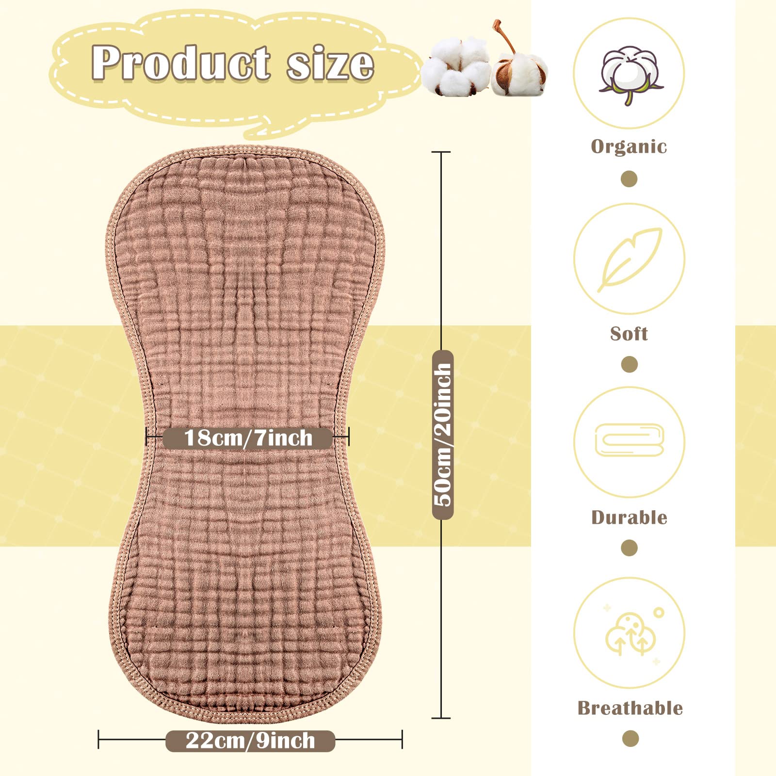 Foto 3 pulgar | Paños Frienda 8 Piezas para Bebé-Venta Internacional