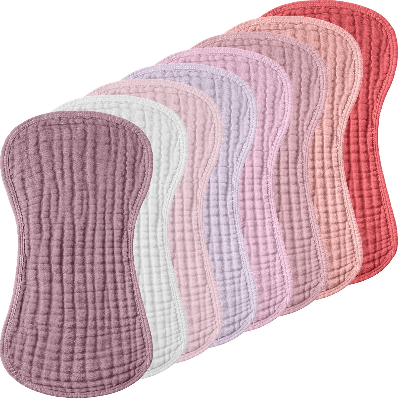 Foto 5 pulgar | Paños de Muselina Frienda Algodón para Bebés  8 Piezas - Venta Internacional