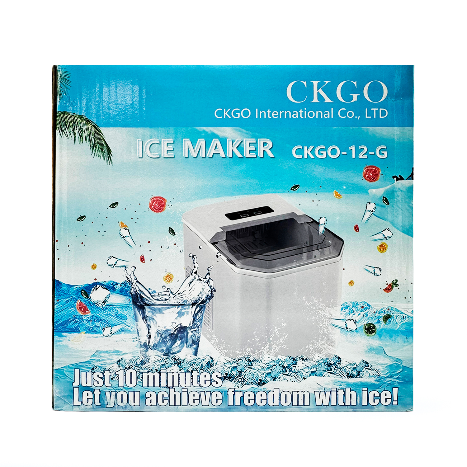 Foto 6 pulgar | Ice Maker Ckgo Maquina Para Hacer Hielo 12kg Dia