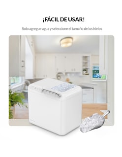 Foto 2 | Maquina Para Hacer Hielo Cubos De Hielo Aoku 12kg Al Día