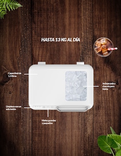 Foto 4 | Maquina Para Hacer Hielo Cubos De Hielo Aoku 12kg Al Día