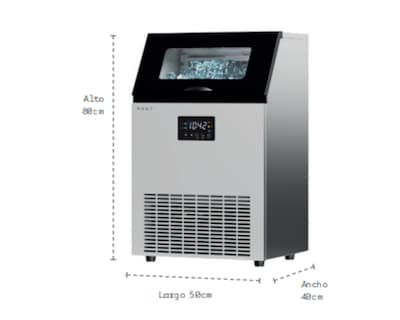 Foto 2 | Máquina para Hacer Hielo Nuur 45 kg en 24 h