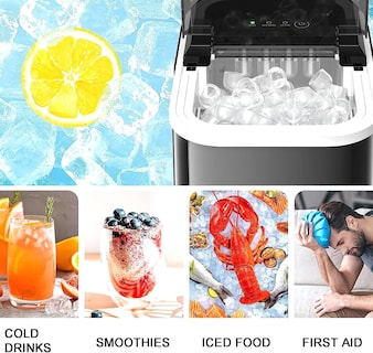 Foto 4 | Maquina Automatica Dispensadora De Cubos De Hielo Con Indicadores Inteligentes