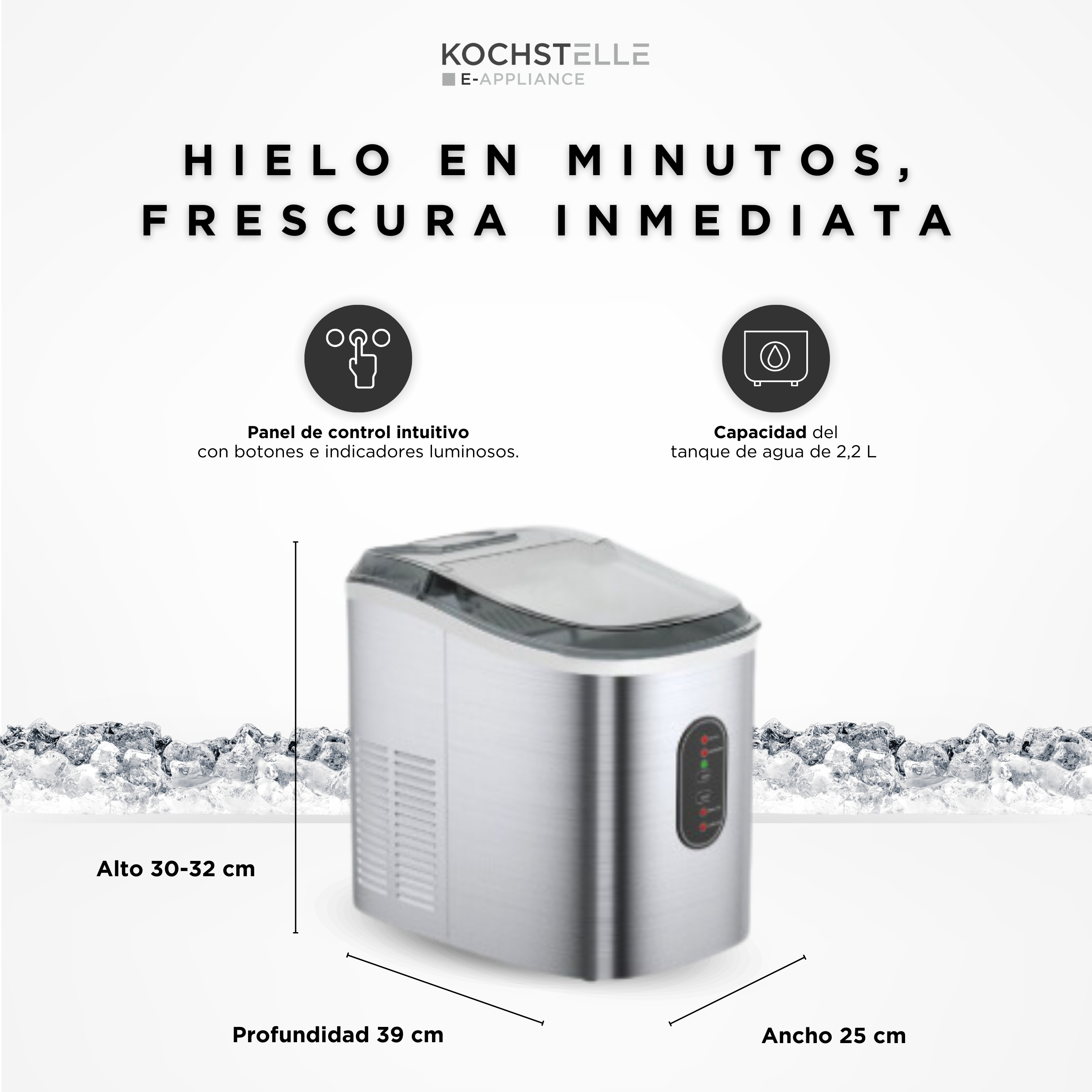 Foto 4 pulgar | Máquina De Hielos Kochstelle MH2501