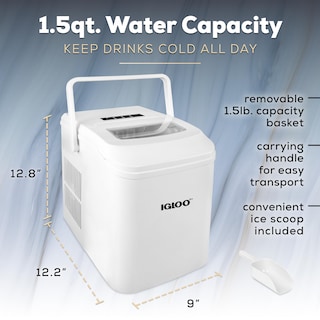 Foto 2 | Máquina De Hacer Hielo Igloo Automática Autolimpiante 12 Kg/24 H - Venta Internacional.