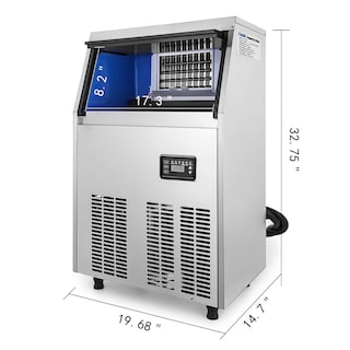 Foto 2 | Máquina De Hielo Vevor, 110 V, Comercial, 50-55 Kg/24 Horas, 15 Kg De Almacenamiento - Venta Internacional.