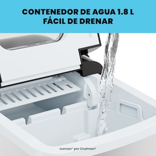 Foto 5 | Chefman - Máquina De Hielo De Doble Tamaño