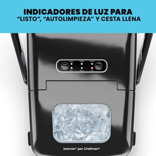 Foto 7 | Chefman - Máquina De Hielo De Doble Tamaño