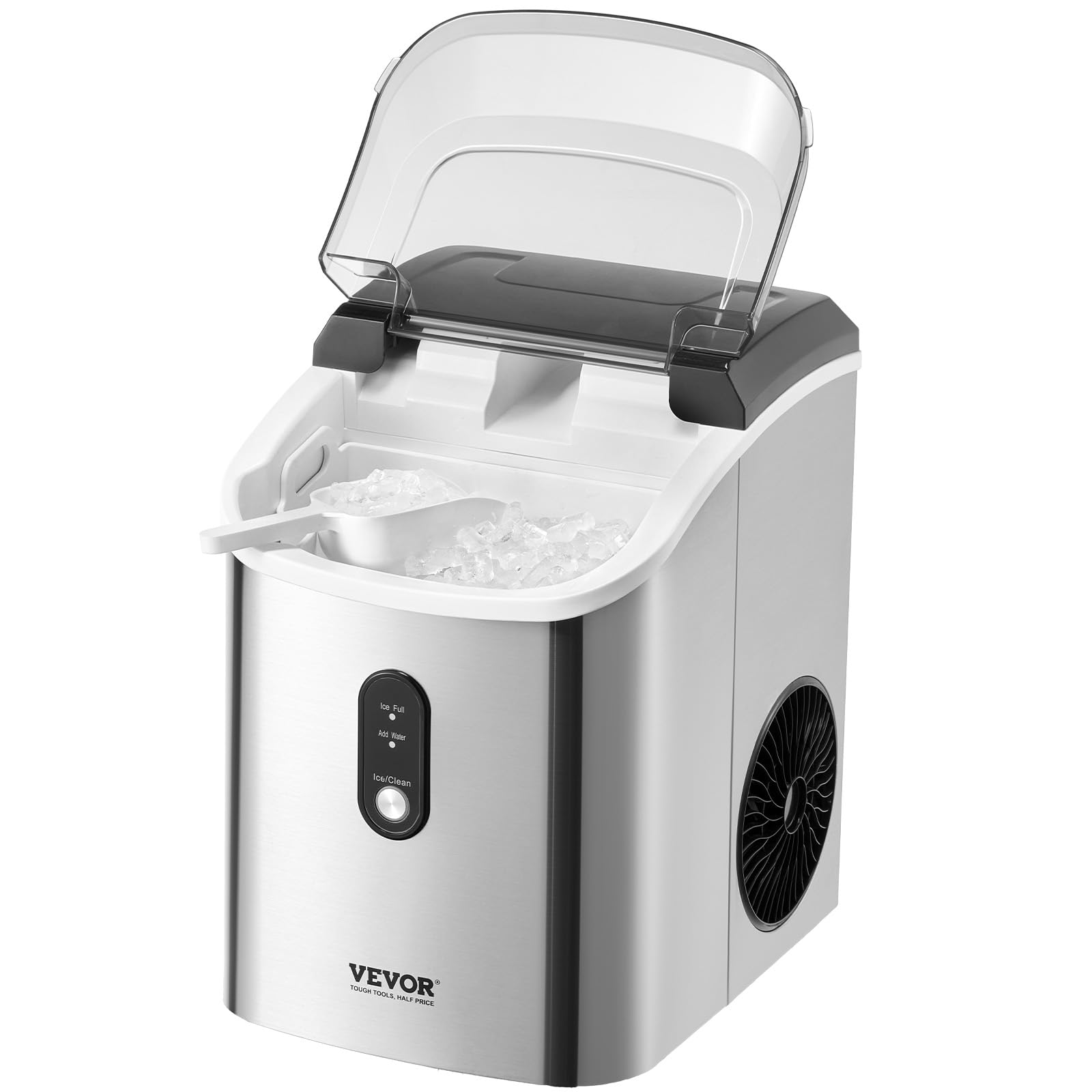 Máquina De Hielo En Pepitas Vevor 15 Kg/24 H Con Acero Inoxidable Autolimpiante - Venta Internacional. $7,215