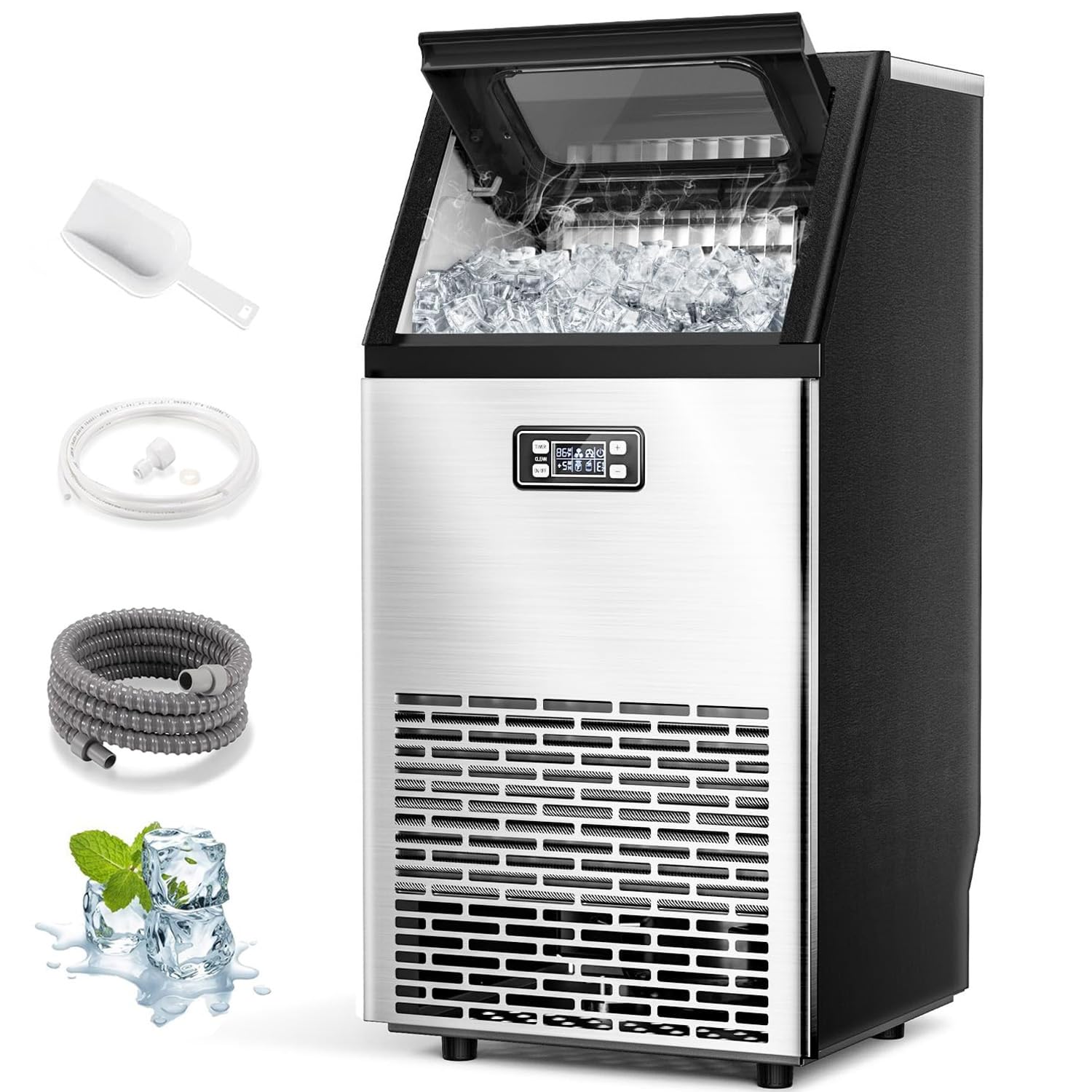 Foto 1 | Máquina De Hielo Comercial Joy Pebble, 45 Kg/día, Bajo Encimera - Venta Internacional.