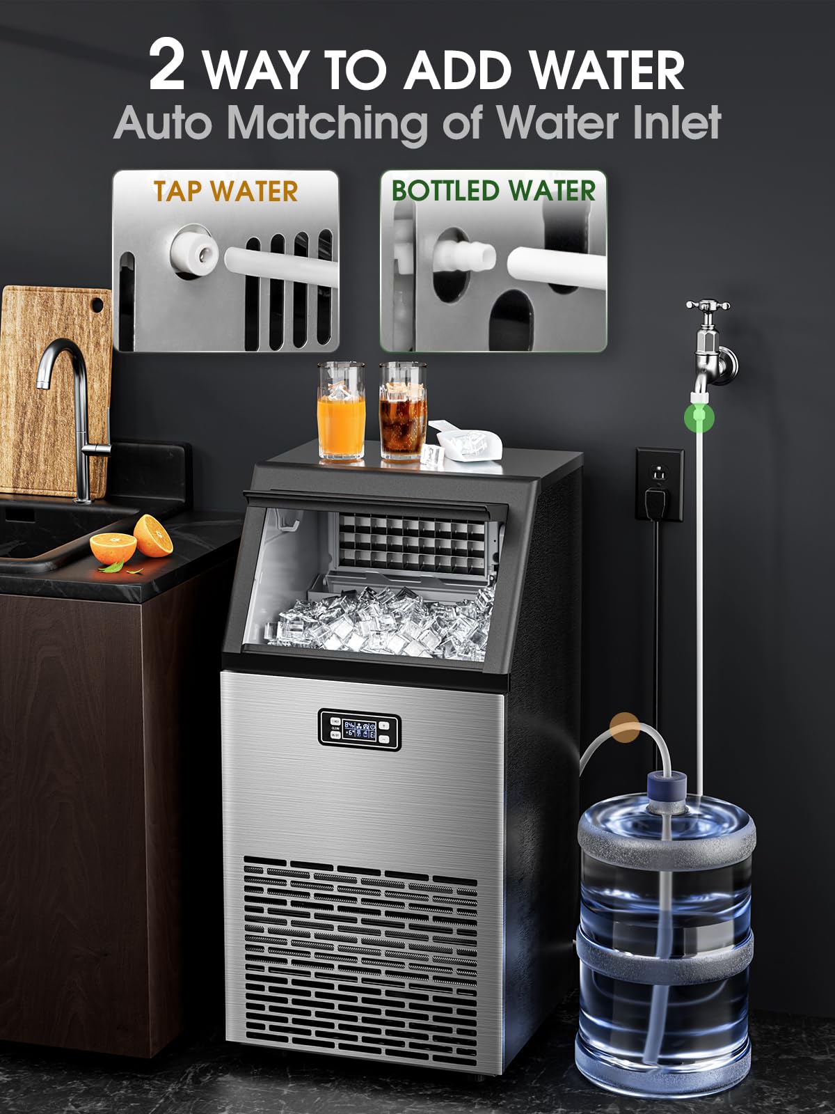 Foto 4 pulgar | Máquina De Hielo Comercial Joy Pebble, 45 Kg/día, Bajo Encimera - Venta Internacional.