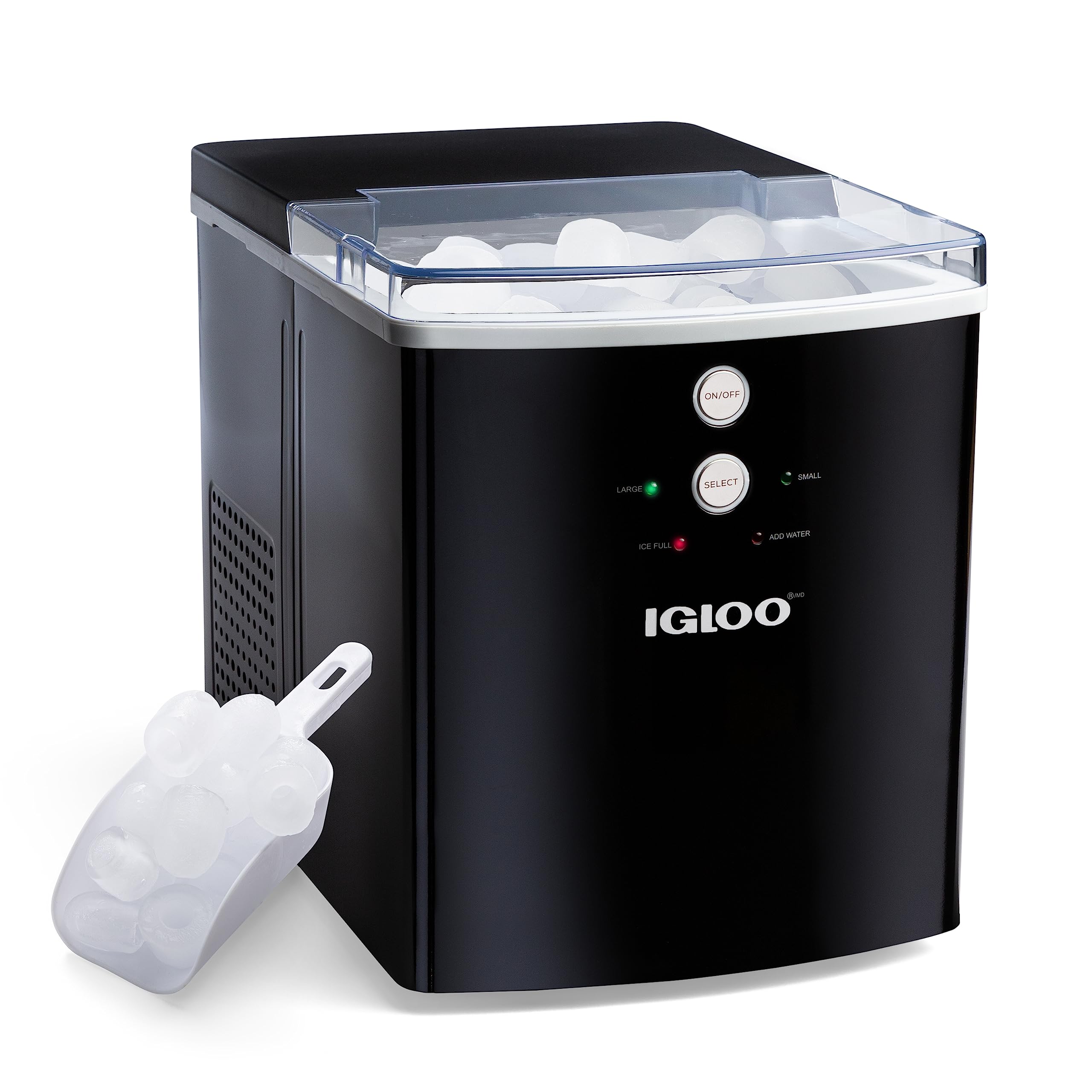 Foto 2 pulgar | Máquina Para Hacer Hielo Igloo, Encimera Eléctrica, 15 Kg, Color Negro - Venta Internacional.