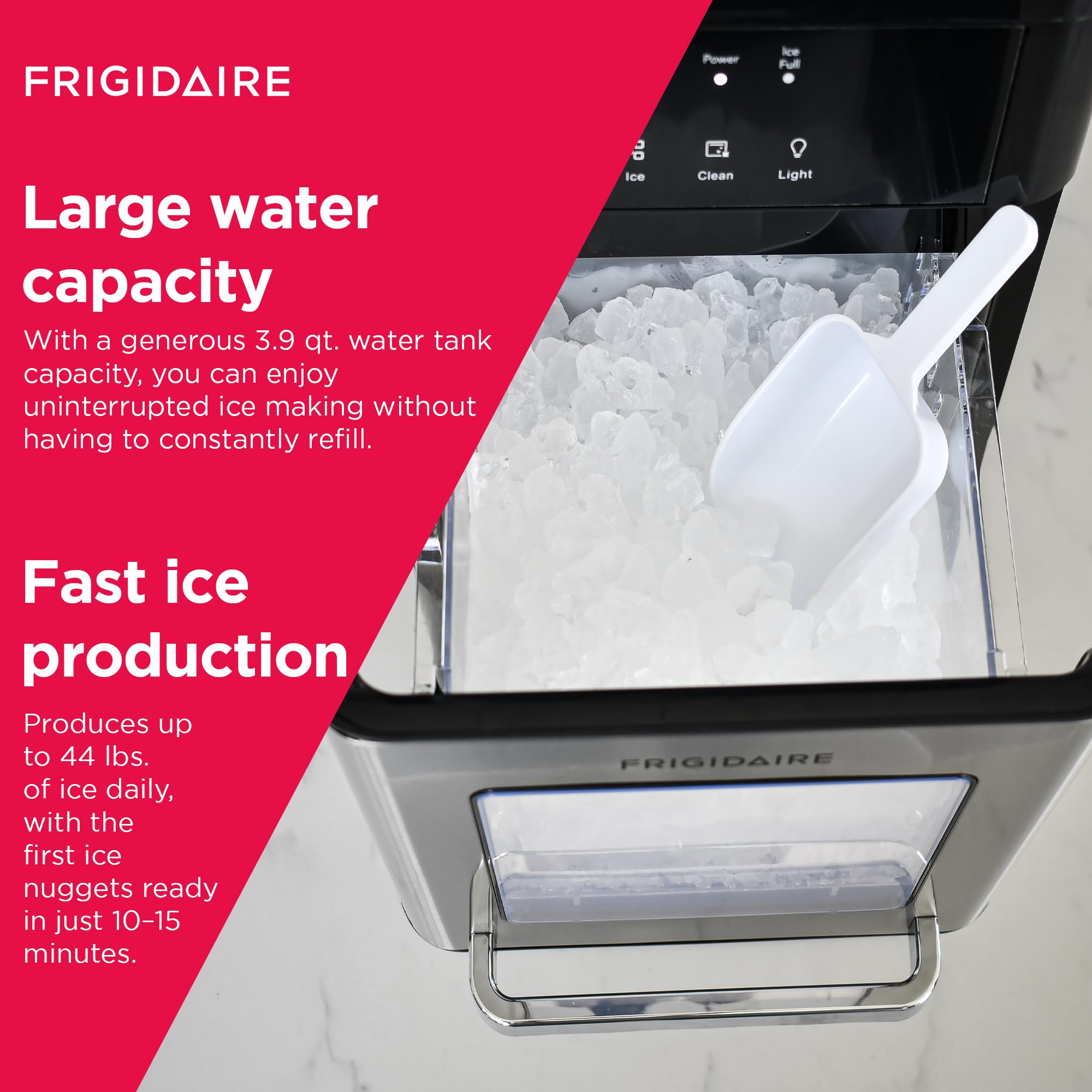 Foto 5 pulgar | Máquina De Hielo Frigidaire Efic235-amz Para Encimera, 20 Kg/día, 120 V - Venta Internacional.
