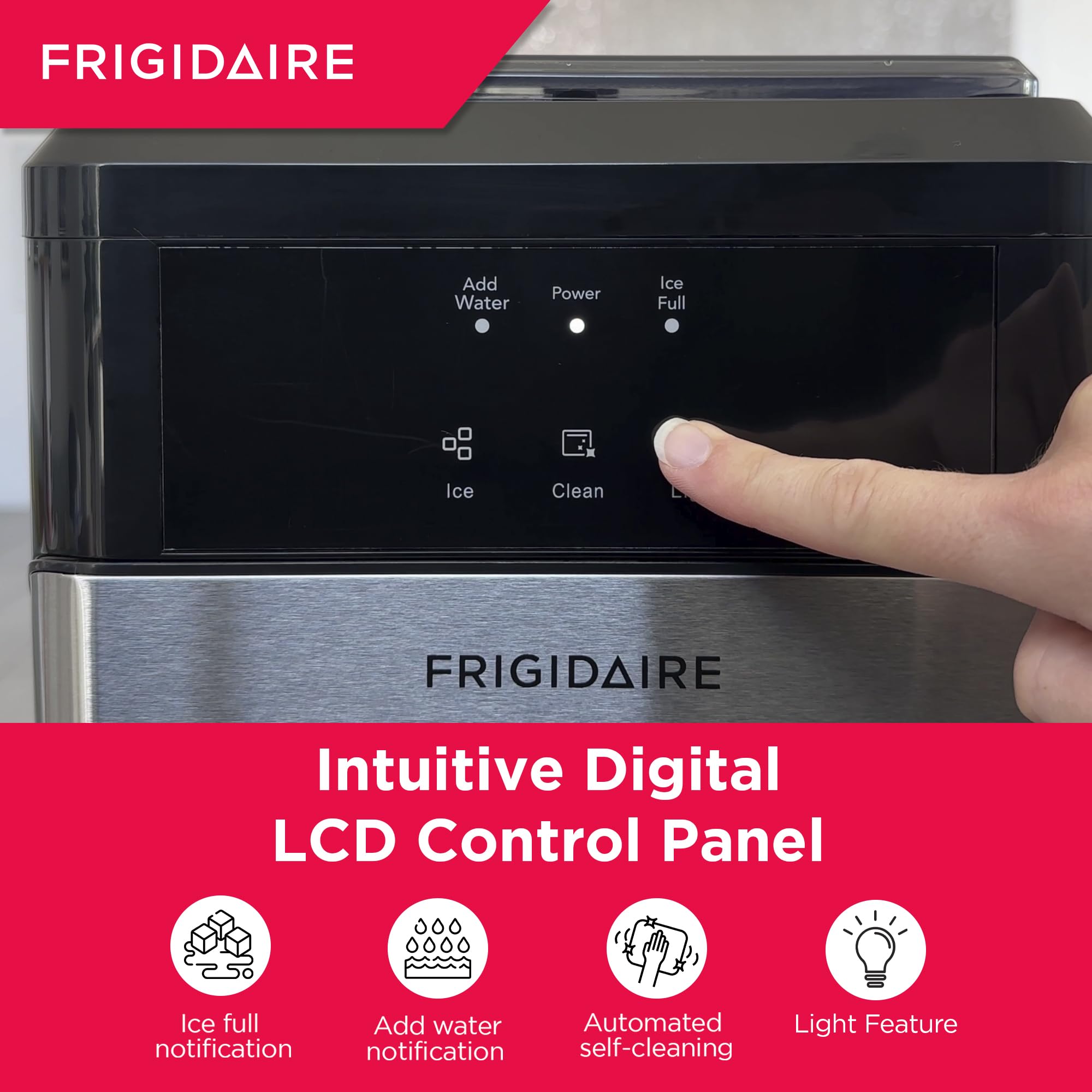 Foto 7 pulgar | Máquina De Hielo Frigidaire Efic235-amz Para Encimera, 20 Kg/día, 120 V - Venta Internacional.