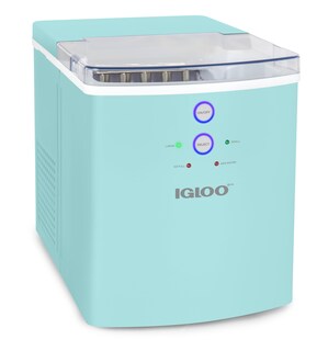 Foto 1 | Máquina Para Hacer Hielo, Encimera Eléctrica Igloo, 15 Kg/24 H, Color Aguamarina - Venta Internacional.