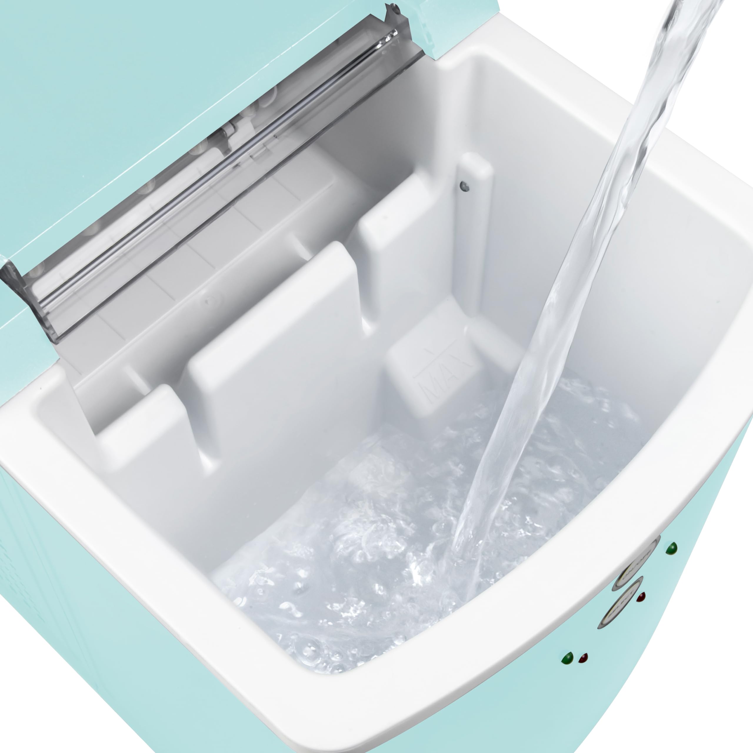 Foto 8 pulgar | Máquina Para Hacer Hielo, Encimera Eléctrica Igloo, 15 Kg/24 H, Color Aguamarina - Venta Internacional.