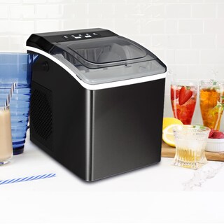 Foto 2 | Máquina De Hielo Koolatron, Encimera Portátil, 12 Kg/día, Acero Negro - Venta Internacional.