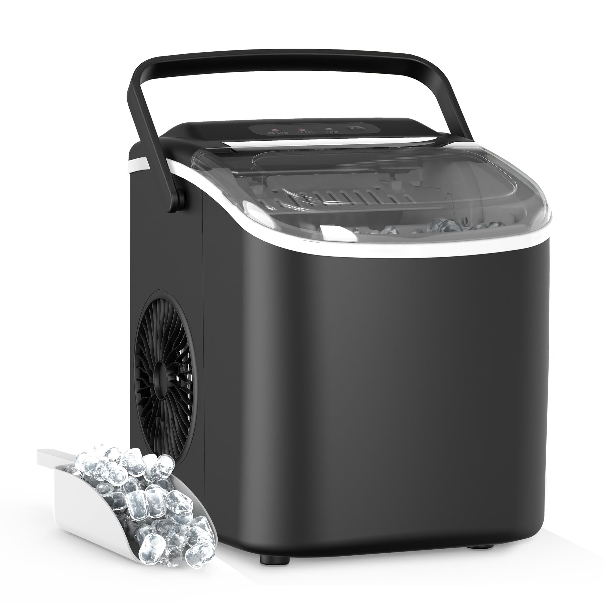 Foto 2 pulgar | Máquina De Hielo Healsmart Para Encimera  12 Kg De Hielo Y 24 Horas  Color Negro - Venta Internacional.