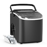 Máquina De Hielo Healsmart Para Encimera 12 Kg De Hielo Y 24 Horas Color Negro - Venta Internacional.