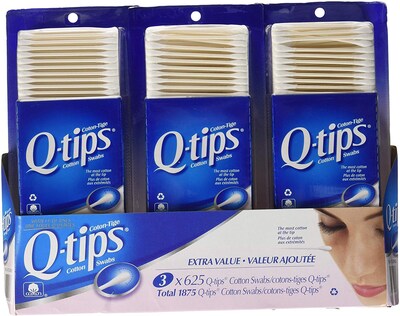 Foto 1 | Hisopos de Algodón Q-tips 3 Paquetes -Venta Internacional