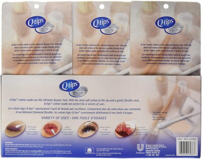 Foto 2 | Hisopos de Algodón Q-tips 3 Paquetes -Venta Internacional