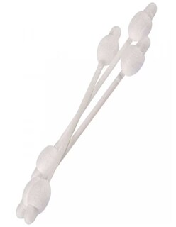 Foto 3 | Cotonetes De Algodon 90 Piezas Color Blanco + Gratis Termo Güish De Regalo