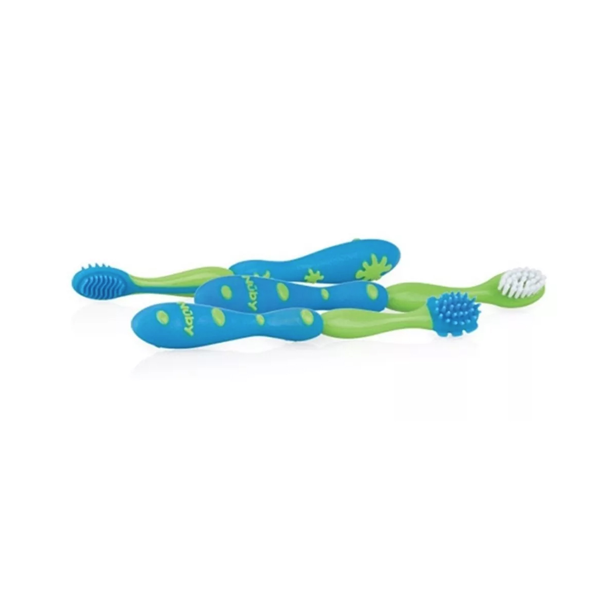 Foto 1 | Set Cepillo Oral 3 Etapas Nuby Verde