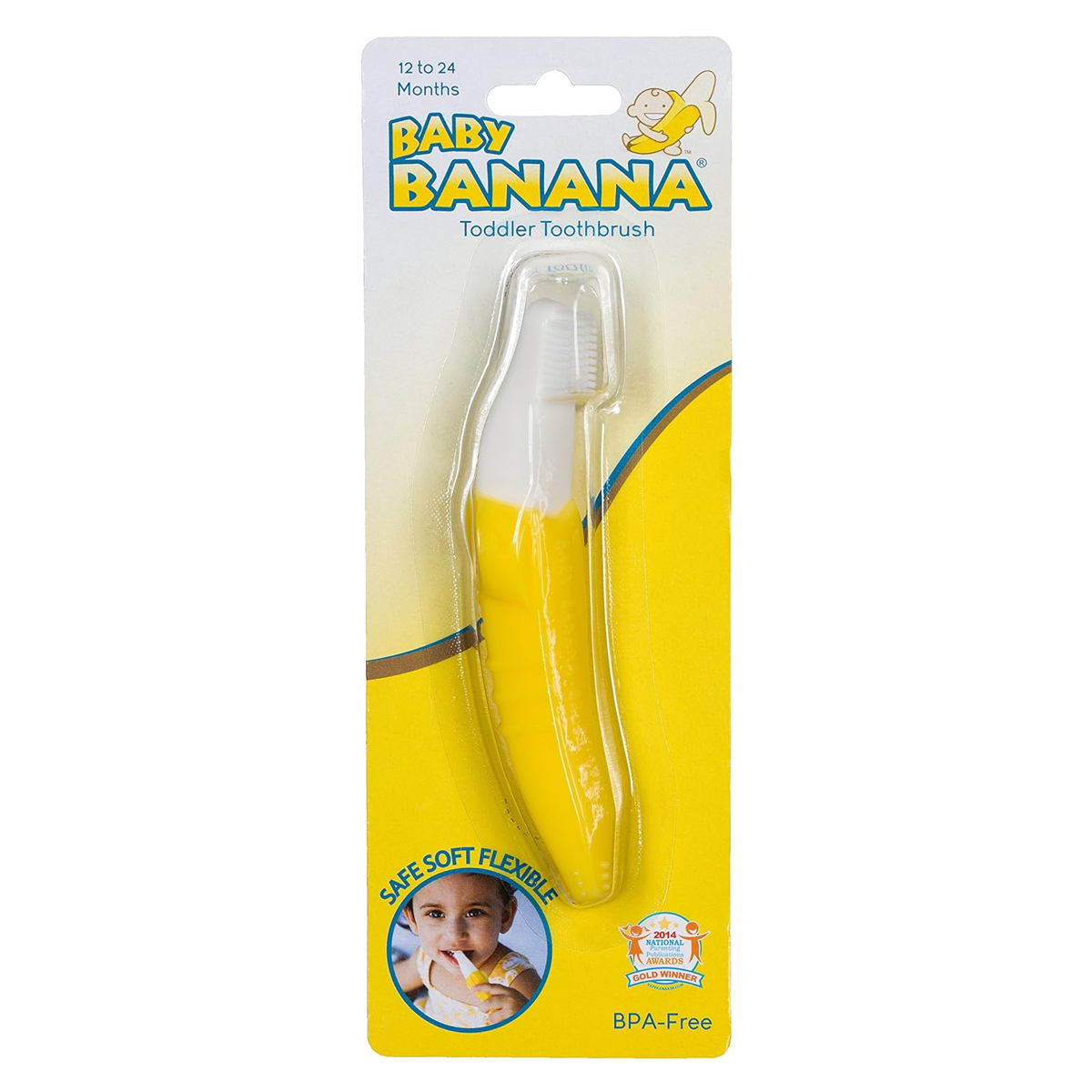 Foto 4 pulgar | Cepillo De Dientes Entrenador Para Niños 12-24 M Baby Banana