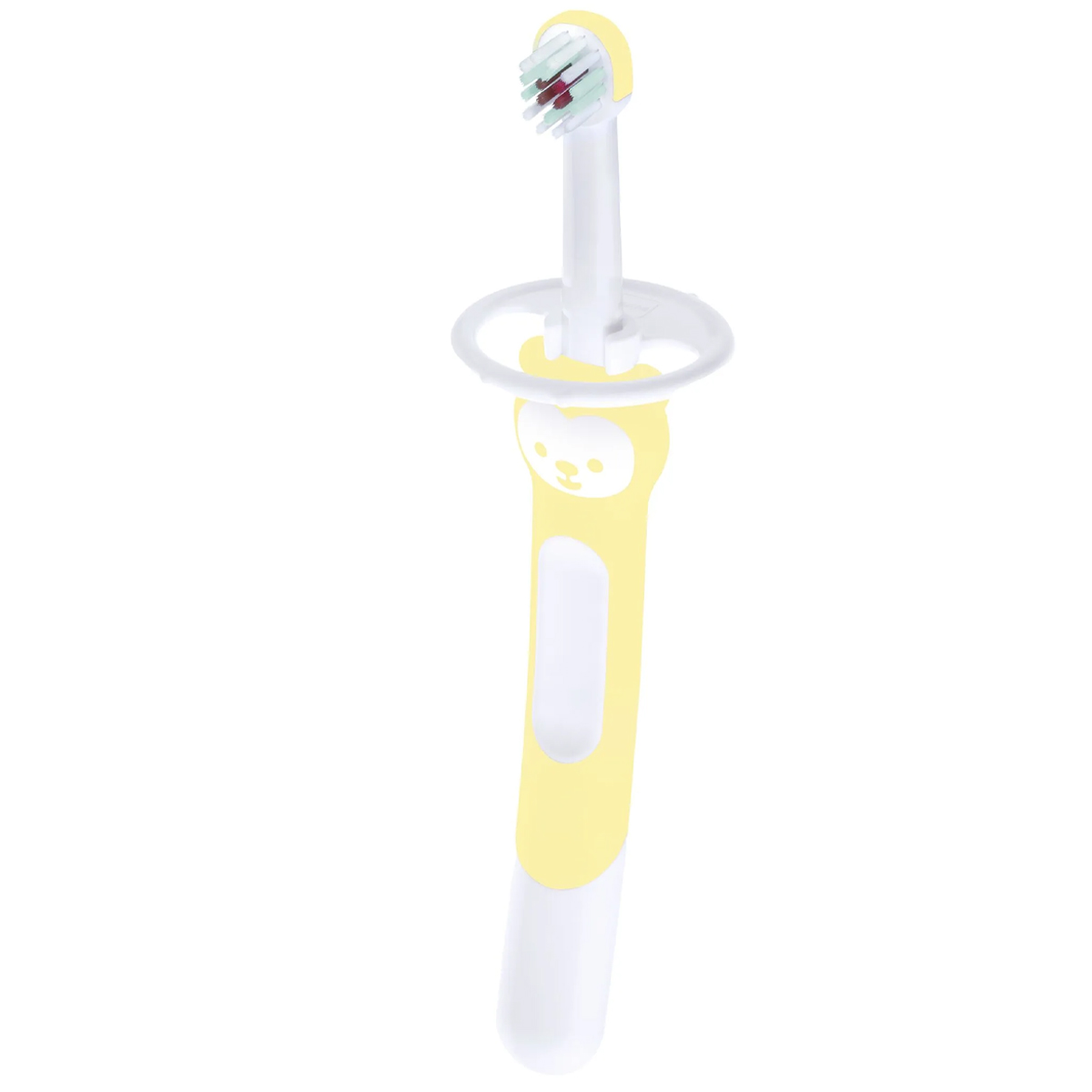 Foto 3 pulgar | Cepillo De Dientes Mam Baby Learn To Brush 2pz Amarillo