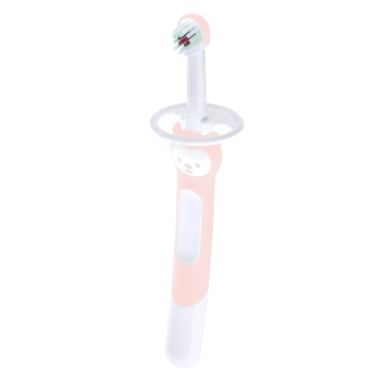 Foto 3 pulgar | Cepillo De Dientes Mam Baby Learn To Brush 2pz Rosa