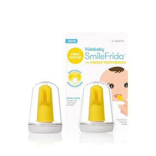 Foto 1 | Cepillo De Dientes Frida Baby First Con Funda Para 3 Meses Y Soporte - Venta Internacional.