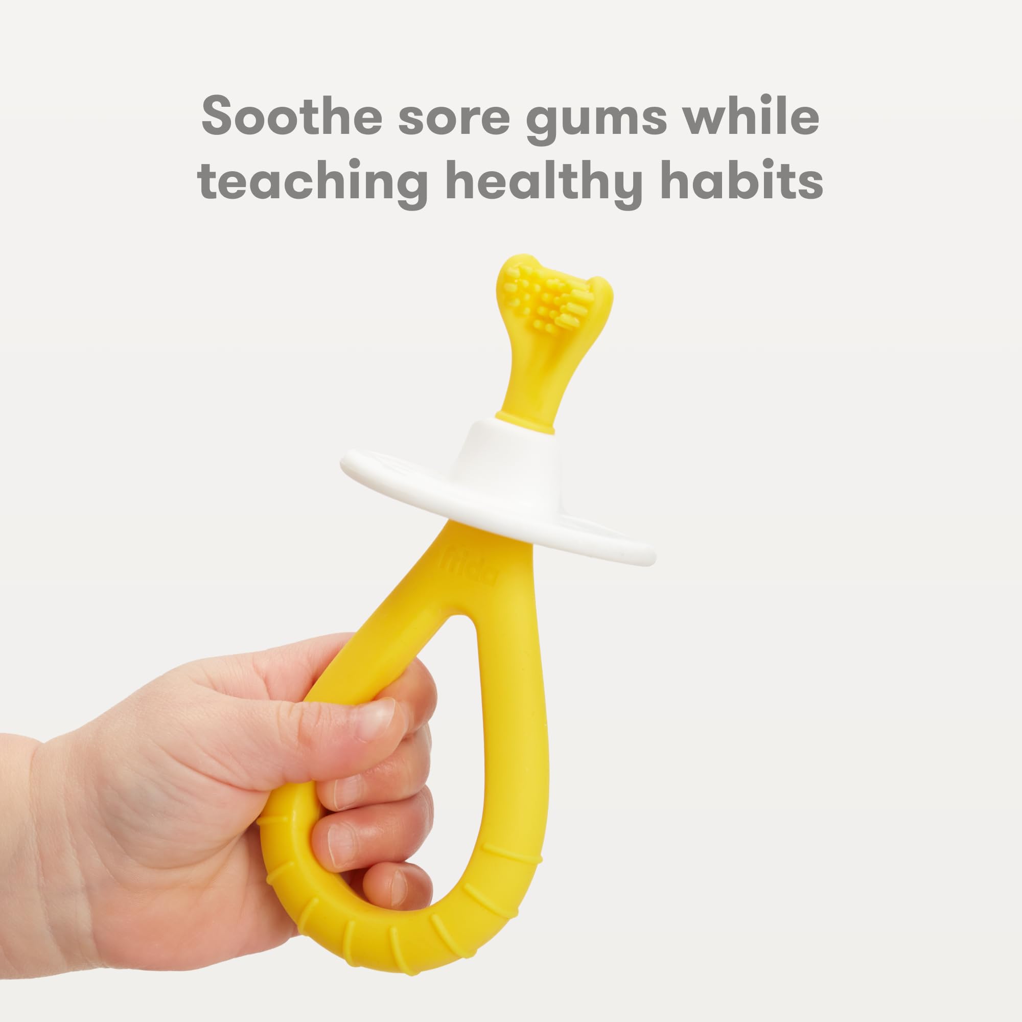 Foto 3 pulgar | Cepillo De Dientes De Entrenamiento Frida Baby Para Bebés Con Cerdas Suaves - Venta Internacional.