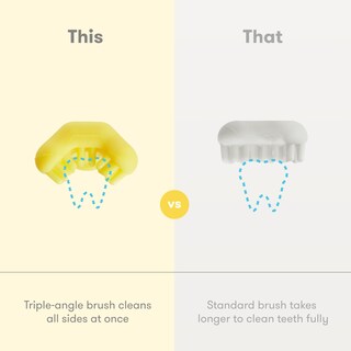 Foto 3 | Cepillo De Dientes De Entrenamiento Frida Baby Para Bebés Con Cerdas Suaves - Venta Internacional.
