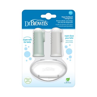 Foto 1 | Cepillo De Dientes De Silicona Dr. Brown's Para Bebé Con Funda De 3 M O Más - Venta Internacional.