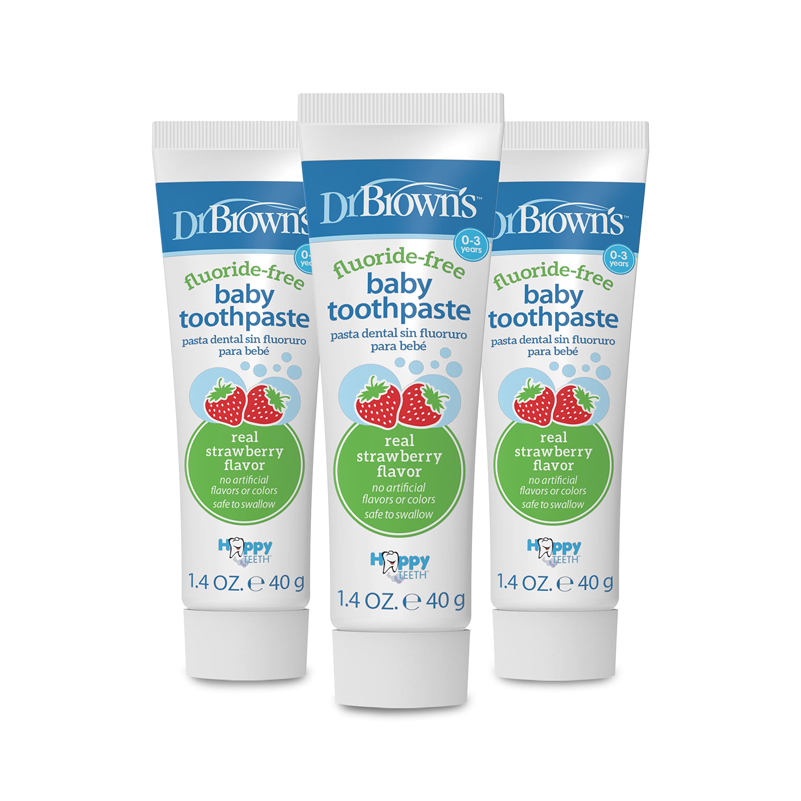 Foto 1 | Pasta De Dientes Dr. Brown's Sin Flúor Para Bebés Y Niños Pequeños, 40 G, Paquete De 3 - Venta Internacional.