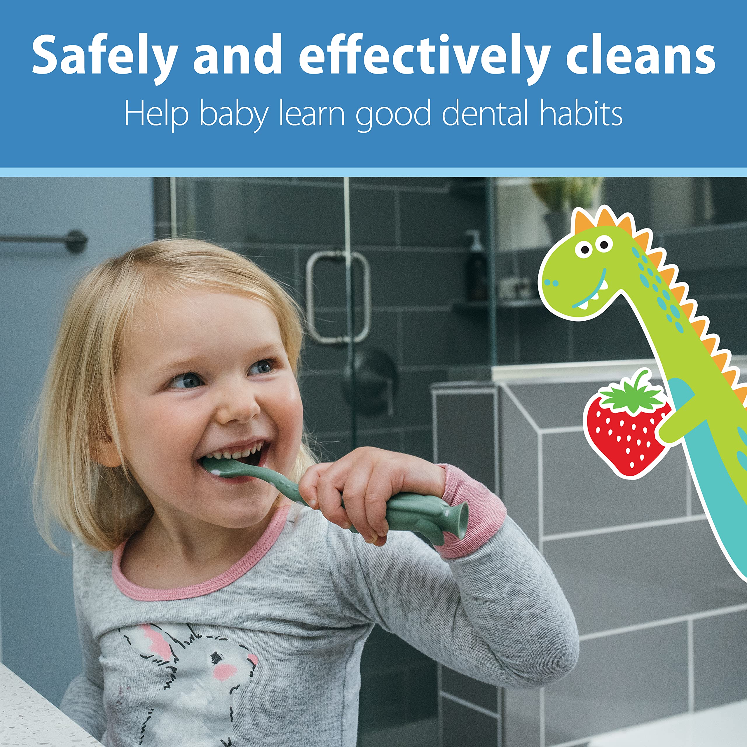 Foto 4 | Pasta De Dientes Dr. Brown's Sin Flúor Para Bebés Y Niños Pequeños, 40 G, Paquete De 3 - Venta Internacional.